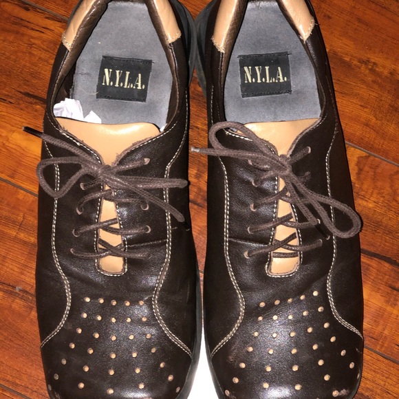 N.Y.L.A. Other - N.Y.L.A Brown Oxford Leather Shoes 42/10